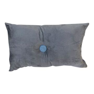 Double Side Rectangular Scatter Cushion Grey 45cm