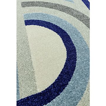 Nova 160x230cm Retro Blue Rug Nv30