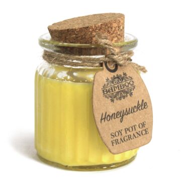 Honeysuckle Soy Pot Of Fragrance Candles (pack Of 2)