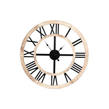 90cm Wood/iron Roman Clock