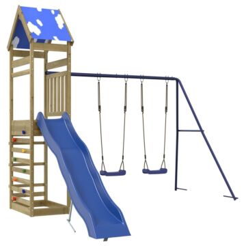 Vidaxl Outdoor Playset Impregnated Wood Pine