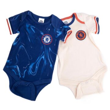 Chelsea Fc 2024/25 Season 2 Pack Bodysuit 6-9 Mths