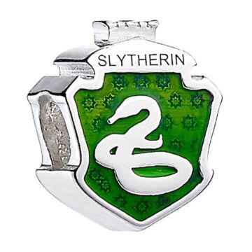 Harry Potter Sterling Silver Spacer Bead Slytherin