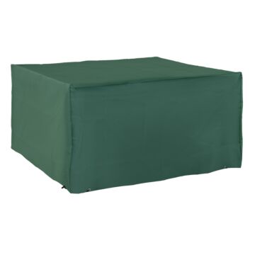 Outsunny Uv Rain Protective Rattan Furniture Cover Cube Design Cover For Wicker Rattan Garden 135x135x75cm