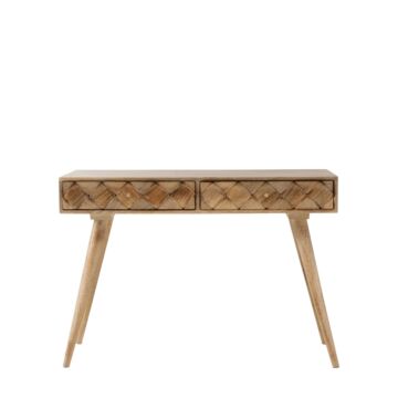 Tuscany Console Table Burnt Wax 1100x450x760mm