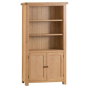 Wooden Bookcase Medium Oak Finish