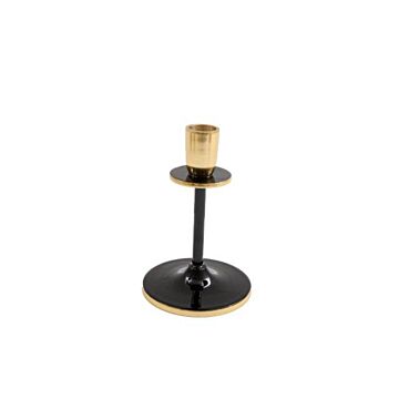 Small Black And Gold Candlestick