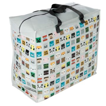 Practical Laundry & Storage Bag - Minecraft Faces
