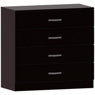 Vida Designs Riano 4 Drawer Chest, Black