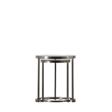 Rowe Nest Of Two Tables Silver