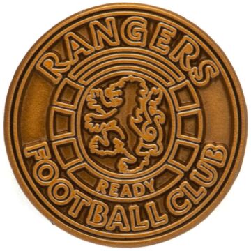 Rangers Fc Antique Gold Ready Crest Badge