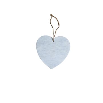 White Heart Chopping Board 24x26cm