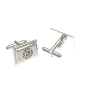 Chelsea Fc Silver Plated Cufflinks