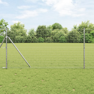Vidaxl Fence Posts 52 Pcs Ø32 Mm 190 Cm Galvanised Steel