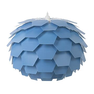 Pendant Lamp Blue Plastic Pine Cone Globe Shade Hanging Lamp Beliani