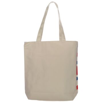 Handy Cotton Zip Up Shopping Bag - London Union Jack Flag