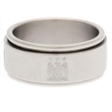 Manchester City Fc Spinner Ring Medium Ec