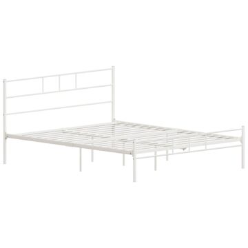 Dorset Bed 5ft King Size, White