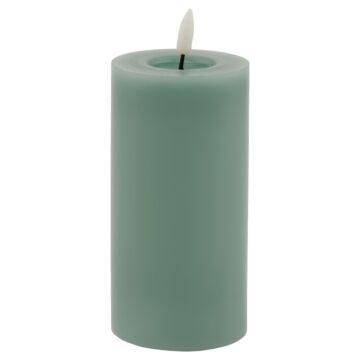 Luxe Collection Melt Effect 3x6 Sage Led Wax Candle