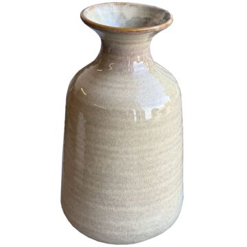 Sabbia Collection Tall Ridged Vase