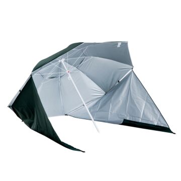 Outsunny All-weather Beach Umbrella Shelteneer-green
