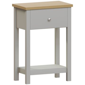 Vida Designs Arlington 1 Drawer Console Table, Grey