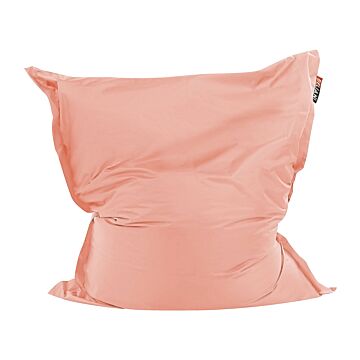 Large Bean Bag Pink Lounger Zip Giant Beanbag Beliani