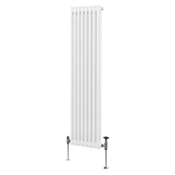 Traditional 2 Column Radiator - 1800 X 382mm - White