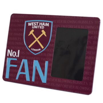 West Ham United Fc No1 Fan Picture Frame Sign