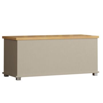 Vida Designs Arlington Storage Ottoman, Grey