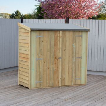 Overlap Pent Shed 6 X 3