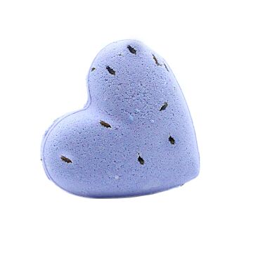 Love Heart Bath Bomb 70g - French Lavender - Pack Of 5
