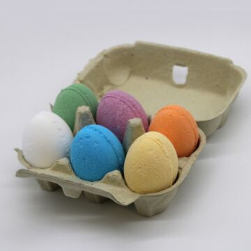 Pack Of 6 Bath Eggs - Mixed Tray