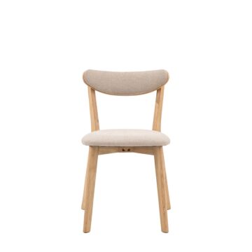 Hatfield Dining Chair Natural (2pk) 520x515x815mm
