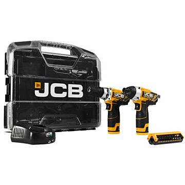 Jcb 12v Twin Pack 2.0ah Batteries In W-boxx 102 Power Tool Case | 21-12tpk-wb-2