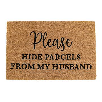 Hide Parcels From Husband Coir Doormat