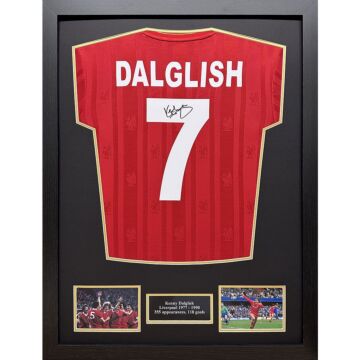 Liverpool Fc 1986 Dalglish Signed Shirt (framed)