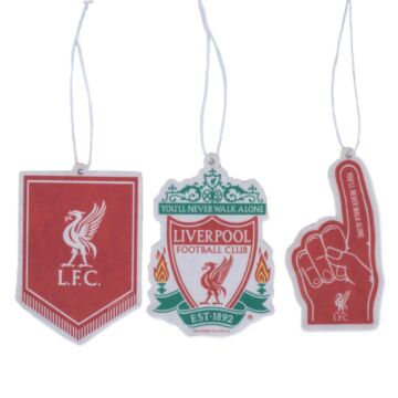 Liverpool Fc Crest 3pk Air Freshener