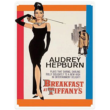 Large Metal Sign 60 X 49.5cm Movie Poster Audrey Hepburn