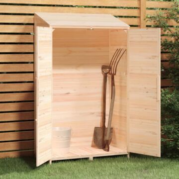 Vidaxl Garden Shed 102x52x174.5 Cm Solid Wood Fir