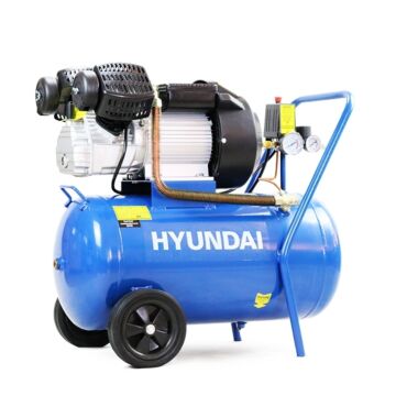 Hyundai 50 Litre Air Compressor, 14cfm/116psi, Direct Drive V-twin, 3hp | Hy3050v