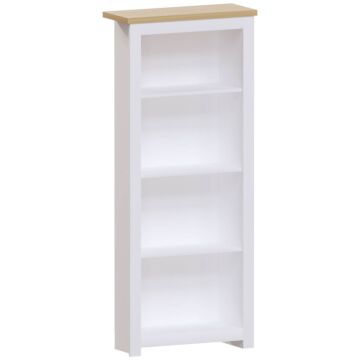 Vida Designs Arlington 4 Tier Bookcase, White