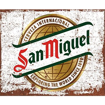 Large Metal Sign 60 X 49.5cm Beer San Miguel