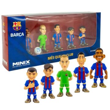 Fc Barcelona Minix Figures 7cm 5pk