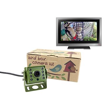 Green Feathers Bird Feeder Camera Hd Tv Cable Connection