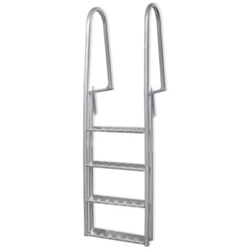 Vidaxl 4-step Dock/pool Ladder Aluminium 167 Cm