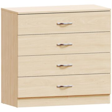 Vida Designs Riano 4 Drawer Chest, Pine