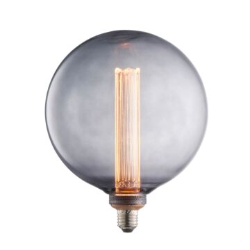 Globe Bulb Smoke Glass 200x241mm