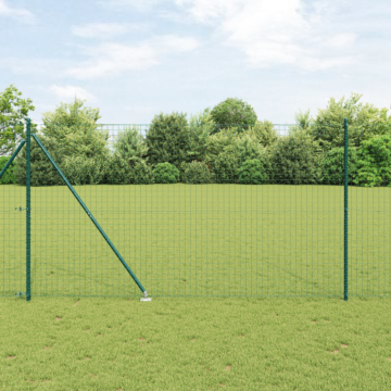 Vidaxl Fence Posts With Spike 26 Pcs Ø32 Mm 170 Cm Galvanised Steel