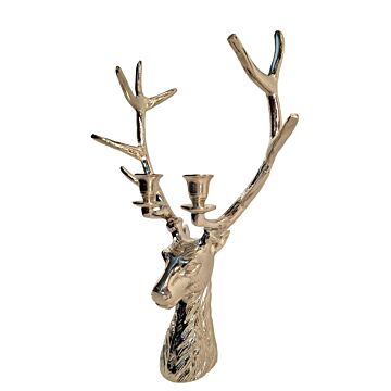 Stag 2 Piece Dinner Candle Holder 50cm